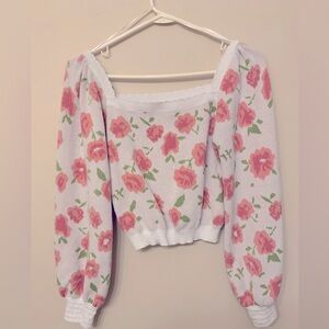 Willow & Wind flower top